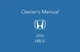 2026 Honda HR-V Owner's Manual
