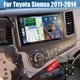 Para Toyota Sienna 2011-2014 Android 12 coche est&eacute;reo Radio GPS WiFi Carplay 32G