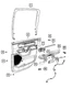 Genuine Mopar Rear Door Trim Armrest Right 6EK381X7AD