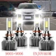 Combo LED Headlight Hi/Low Beam Bulbs White 10000lm For Toyota Sienna 2004-2010