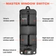 Master Power Window Control Switch For 2004-2009 Mazda 3 Driver Side BN8F66350A