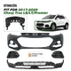 Front Bumper Cover Assembly Kit For 2017-2020 Chevy Trax Upper Lower Fascia