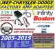 05-10 CHRYSLER 300 PREMIUM SOUND INFINITY OEM AMP ADAPTER + STEERING BUTTON PKG