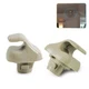 2PCS Car Sun Visor Hook Clip Bracket Replacement Beige Holder Hook Fit for Honda