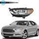 Replacement Chrome Headlights Halogen For 2013-2016 Ford Fusion Driver Left Side