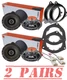 JBL Stage2624 240W 2way 6.5" Coaxial Door Speakers for 2003-2007 Toyota Sequoia