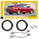 6.5" Speaker Install Bracket Wire Adapter Connector 2X Front&Rear Fit HONDA CR-V