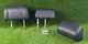 Toyota Rav4 2019-2023 Rear Seats 2nd Row Headrests 3Pcs Leather used: Fits Rav4