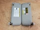 2013-2018 Toyota RAV4 Sun Visor Set Driver & Passenger Shades Gray Vinyl OEM