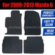 Front-Rear Floor Mats Carpet For 2009 2010 2011 2012 2013 Mazda 6 4-Door Velour
