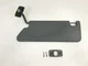 Jeep JK Wrangler OEM Driver Left Sun Visor Black 55371009AA 2007-2009 67353
