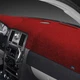 For Chevy P20 Van 71-73 Dash Designs DD-0272-5VRD Plush Velour Red Dash Cover