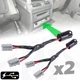 2x Rear Console power outlet Y splitter looms for Land Rover Defender L663 USB