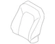 Genuine Ford Seat Back Cushion Cover HL3Z-1664417-AA