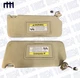 Honda Accord 08-10 Driver Passenger Side LH RH Sun Visors Tan Pair Factory  OEM