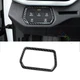 Car Headlight Button Frame Button Trim For VW ID.4 2021-2023 Steel Carbon Fiber