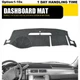 Gray Cover Dash Mat Dashboard Pad For 2007-2013 Chevy Silverado Suburban Tahoe