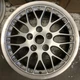 Porsche 911 Boxster 99 00 01 02 03 04 67241 OEM wheel rim 18x10 CNC Silver Rear