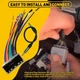For 2002-2008 Chrysler Dodge Aftermarket Car Stereo Radio Wiring Harness Adapter