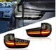 4PCS Smoked Clear LED Lights Upgrade Tail Lamp Fits For BMW X5 F15 F85 2014-2018