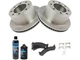 For 2001-2006 GMC Sierra 3500 Brake Pad and Rotor Kit Rear 36589TPXM 2002 2003
