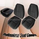 For 2007-2014 Chevy Tahoe Suburban Front Bottom & Top Leather Seat Cover Black