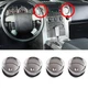 04-08 Ford F150 Dashboard Air Conditioning AC Heater Vents 4Pcs Silver