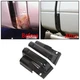 For Ford F-150 2009 2010 2011-2014 Crew Cab 4 Door Panels Cab Corners Black 2pcs
