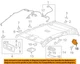 GM OEM 16-18 Cruze Roof Interior Trim-Coat Hook 13464451