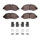 2214-1774-01 R1 Concepts Brake Pad Sets 2-Wheel Set Front for Transit-350 HD