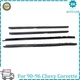 Fit For 90-96 Chevy Corvette Window Sweep Weatherstrip Felt Seal Kit Set 4pcs