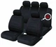 Black Mesh Full Set Front & Rear Car Seat Covers for Ford C-Max All Years