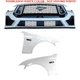 front bumper cover grille fender set Wimbledon for 2024- 2026 Ford Mustang 60th