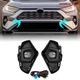 Passenger+Driver Side LED Fog Lights Lamp Fit For Toyota Rav4 LE XLE 2023-2024