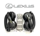 2016-2018 Lexus RX350 RX450h Rear DVD Entertainment Wireless Headphones + Remote