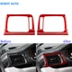 6Pcs Side Air Vent Outlet For Honda Ridgeline Passport Pilot Red Carbon Fiber