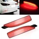For 2014-2019 Mazda 3 DRL LED Rear Bumper Reflector Turn Signal Stop Brake Light
