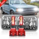 100W 7x6" 5x7 LED Headlight Bulbs For Mazda Pickup B2000 B2200 B2600 1986-93