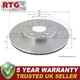 Front Brake Disc Fits Mercedes C-Class 1993-2001 + Other Models #1