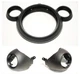 Front Center/Side Dashboard Vent Screen Ring Grille Trim Cover Mini R60 Black