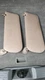 1987-1996 Ford F-150 F-250 F350 Bronco Brown Vinyl Sun Visors Sun Shade Pair