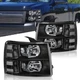 For 2007-2014 Chevy Silverado 1500 2500HD Headlights Upgraded 1 Pair