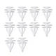 10x Fit For Honda Acura 91566-SP0-003 Seat Trim Panel Back Cover Clips A6