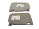 2013-2019 Nissan Sentra Left And Right Sun Visor Set Of 2 Gray Cover Missing