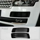 Black Front Bumper Grille Air Vent Cover for LR Range Rover L405 Vogue 13-17 US
