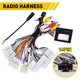 Car Stereo Radio Power Harness Cable Wire Adapter Support JBL AMP For Toyota US