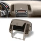 Brown Center Dash Radio Bezel Storage Cubby Vents for Nissan Altima 2005-2006