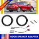 Fits 2010-2017 Honda Accord Car 4 Door Speaker Wire Harness Adapter Spacer Rings