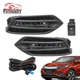 A Pair Fits For 2019-2022 Honda HR-V HRV Front Bumper LED Fog Lights Lamps DRL