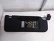 2022 ACURA MDX Passenger Right Side Black Cloth Sun Visor with Lighted Mirror